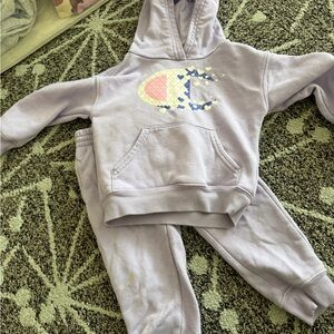 Champion Kids' Lavender Jogger Set